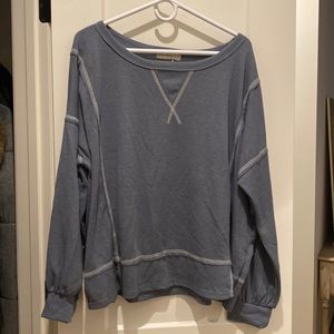 Waffle knit shirt, new with tag, size L